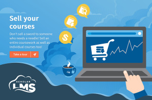 ScholarLMS sell your courses
