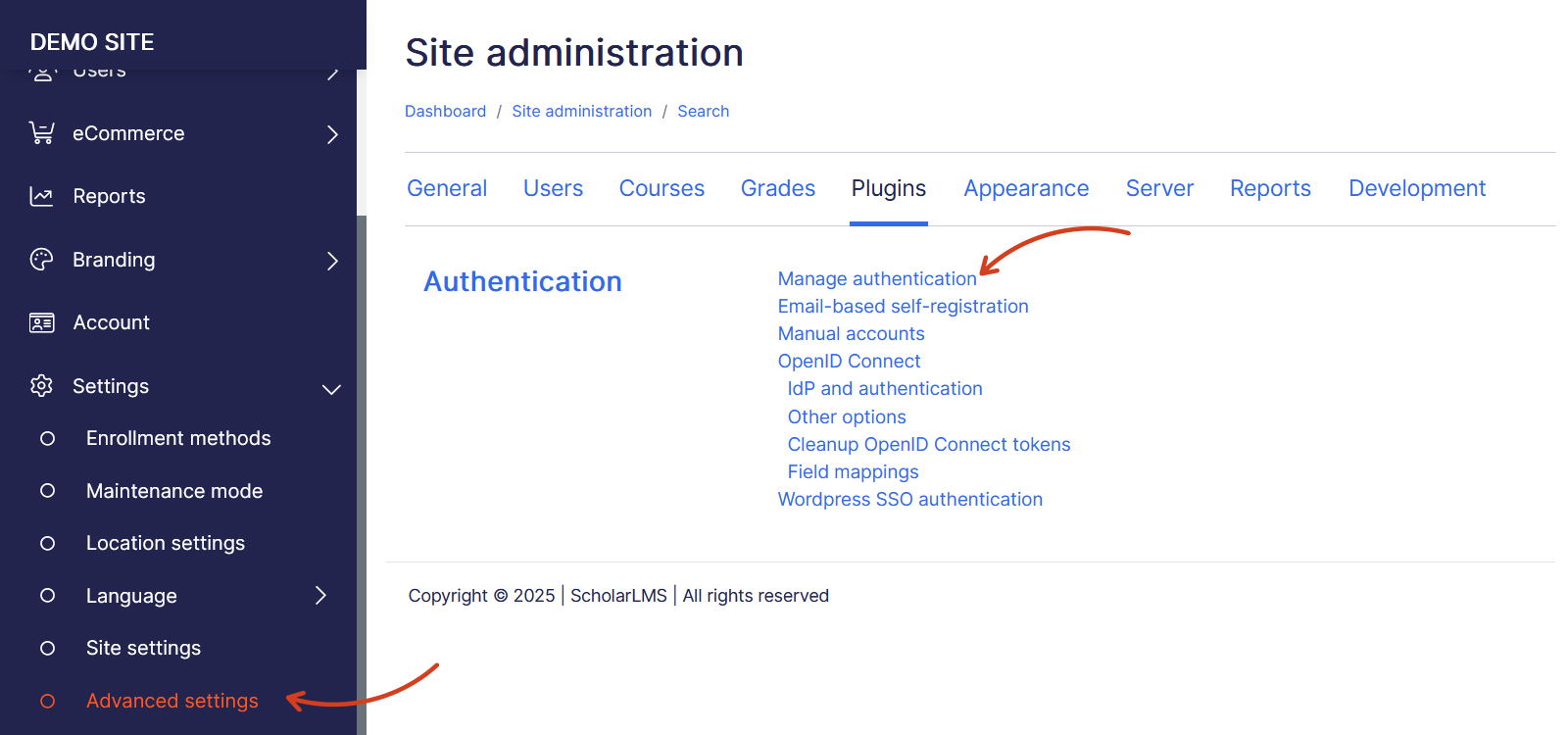doc wordpress sso manage authentication