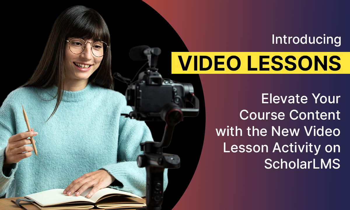 Video lesson activity in ScholarLMS